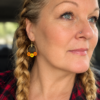 IMG_3280 Sunburst Floral Hoop Earrings